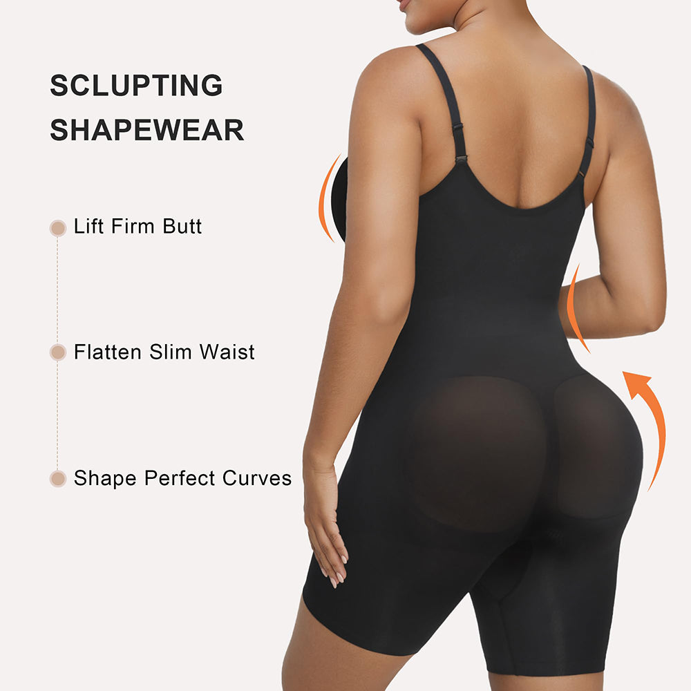 Shapewear for Women Tummy Control Bodysuits Zip-Up Comfort Ultra Stretch Fabric