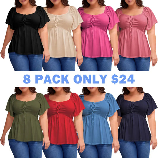Women Plus Size Tops